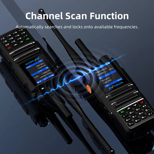 Walkie Talkie OMIZN X8 de modo dual 4G UHF Android de alcance ilimitado Zello Real-PTT GPS
