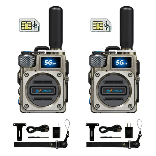 Walkie-talkie global OMIZN M6: intercomunicador de red pública con alcance nacional y transnacional de 5000 kilómetros y distancia ilimitada.