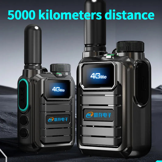 Walkie-talkie global OMIZN M3: intercomunicador de red pública con alcance nacional y transnacional de 5000 km y distancia ilimitada.