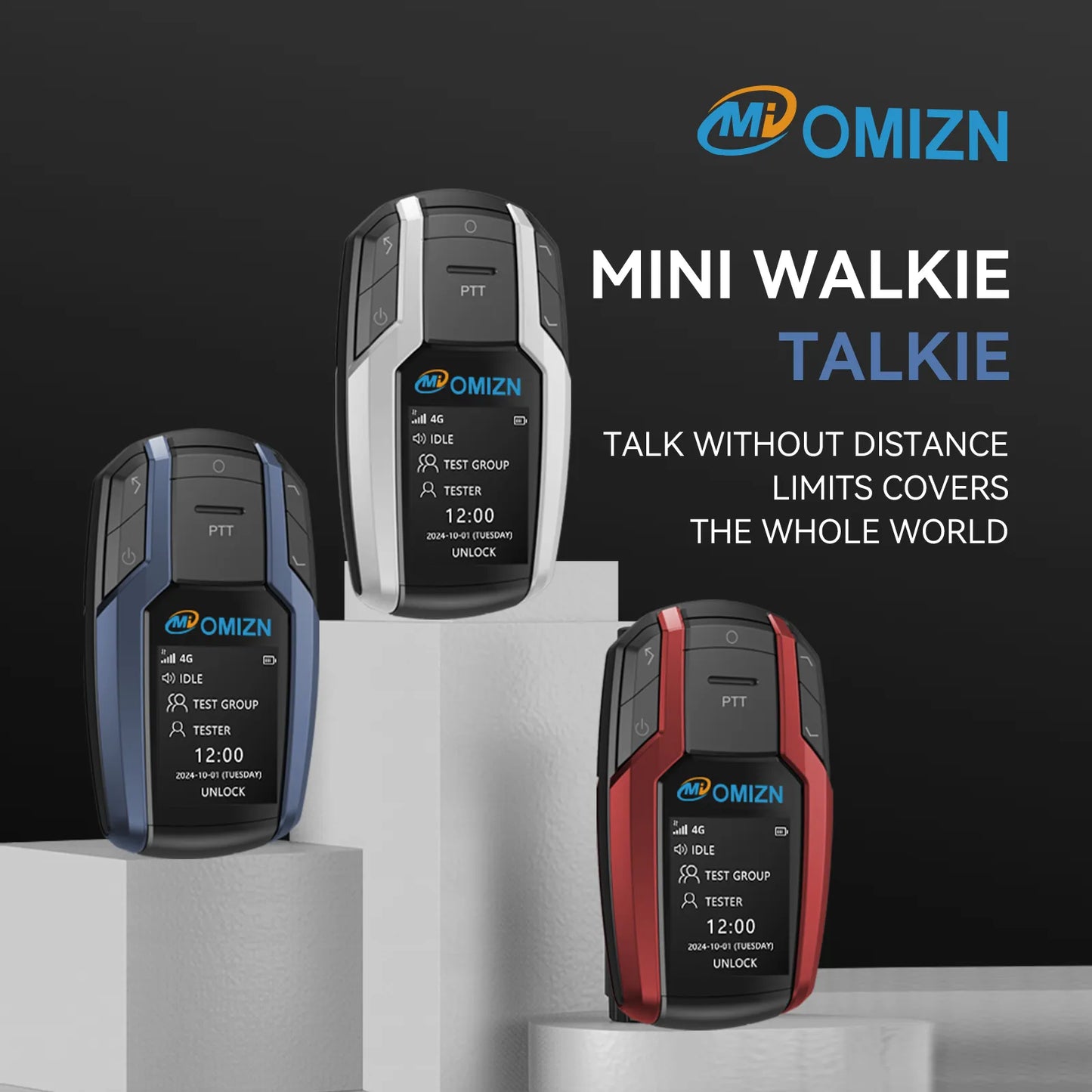 OMIZN BK Global Walkie Talkie modelo Red pública de 5000 kilómetros intercomunicador transnacional intercomunicador distancia ilimitada