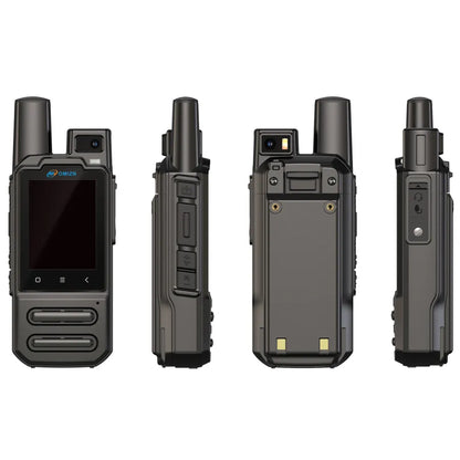 Radio POC OMIZN F24 4G, Walkie Talkie Android 7.1 de Alcance Ilimitado con Cámara de 8MP/13MP, GPS, Batería de 4000mAh, WiFi/Bluetooth